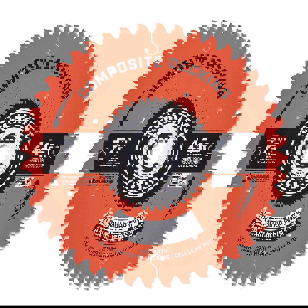 Wet & Dry Cut Saw Blade: 7-1/4